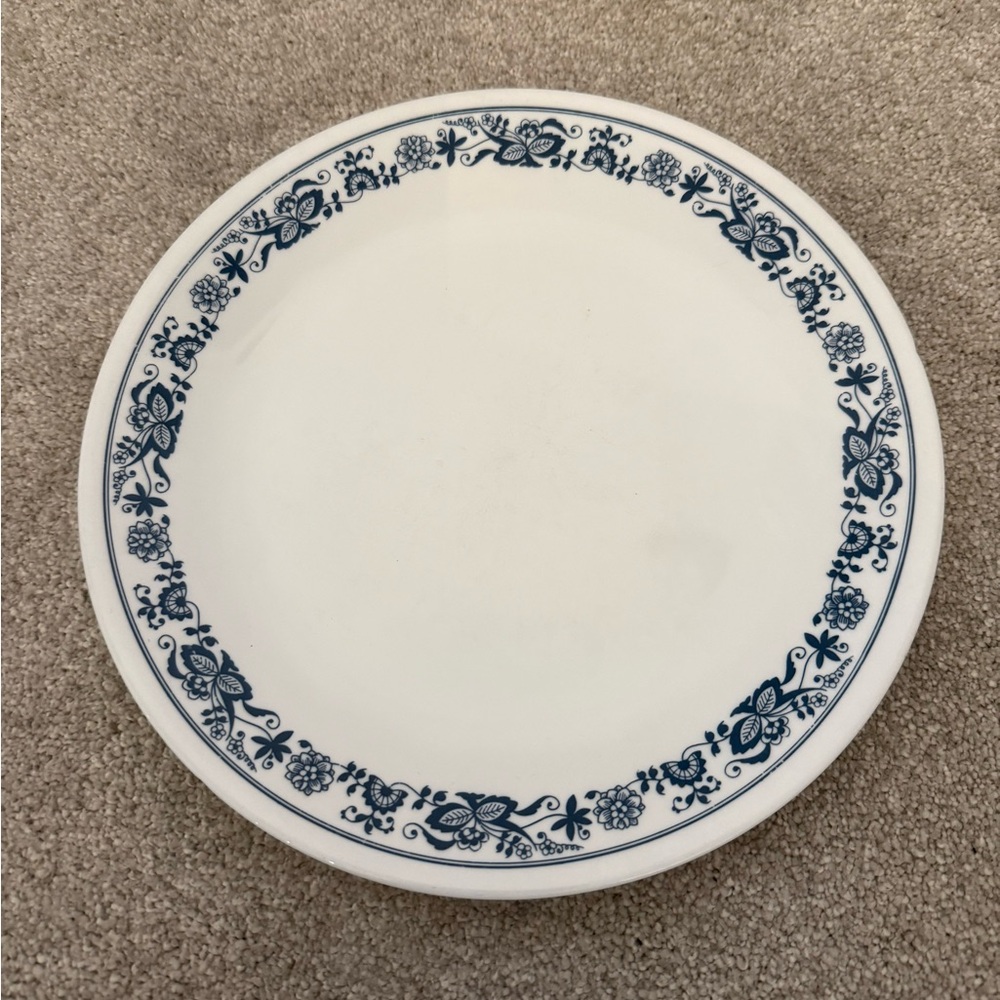 Blue Floral Dinner Plate corelle dinner plate